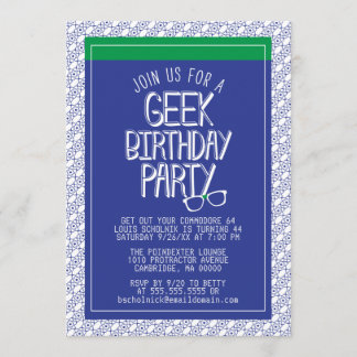 Einladung von Geek Birthday