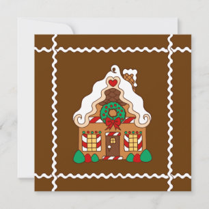 Einladung von Gingerbread House