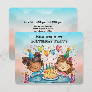 Einladung von Girl Birthday