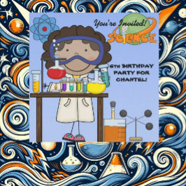 Einladung von Girl Science zum Geburtstag