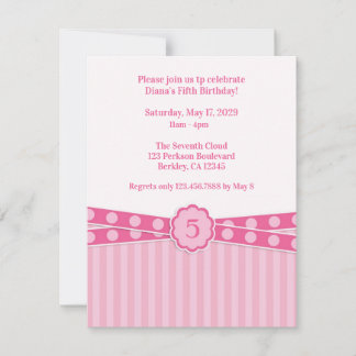 Einladung von Girly Birthday