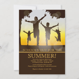 Einladung von glücklichen Kindern