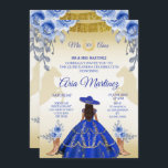 Einladung von Gold- und Navy-Boots-Charra<br><div class="desc">Einladung von Charra-Boots-CharraMis Quince Anos,  15. Geburtstag, </div>