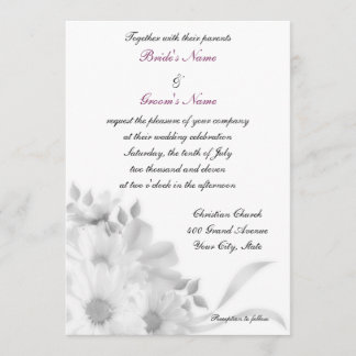 Einladung von Gray Daisies