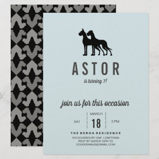 Einladung von Great Dane zum Geburtstag