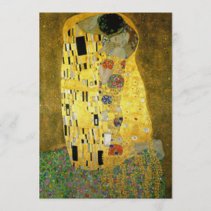 Einladung von Gustav Klimt zur Kuss-Hochzeit