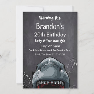 Einladung von Haifischen zum Geburtstag, Haiangrif