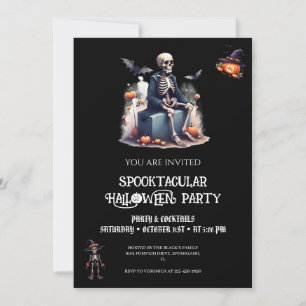 Einladung von Halloween-Party, Spooker Niedliche E