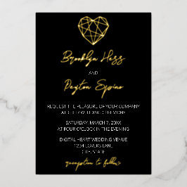 Einladung von Heartstrings Wedding Foil