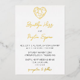 Einladung von Heartstrings Wedding Foil