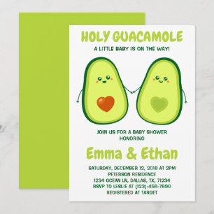 Einladung von Heiliger Guacamole Avocado Kinderdus
