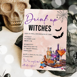 Einladung von Hexen Halloween-Party trinken
