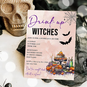 Einladung von Hexen Halloween-Party trinken
