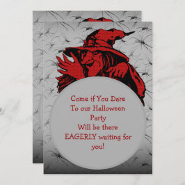 Einladung von Hexenmeister Halloween-Party