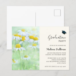 Einladung von hübschen Abschlüssen Postkarte