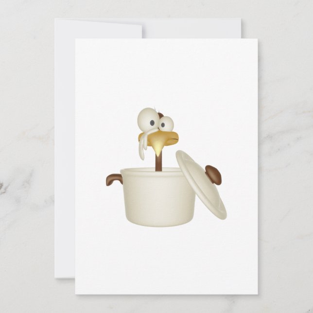 Einladung von Hühnern (Vorderseite)