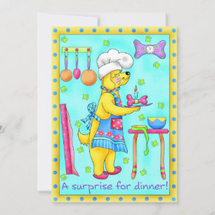 Einladung von Hunden Koch