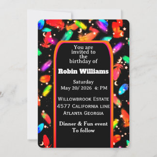 Einladung von individuell anpassbaren Kindergeburt