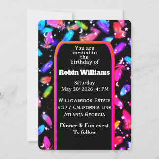 Einladung von individuell anpassbaren Kindergeburt