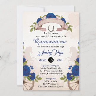 Einladung von Invitación Charro/Huapango Quinceane