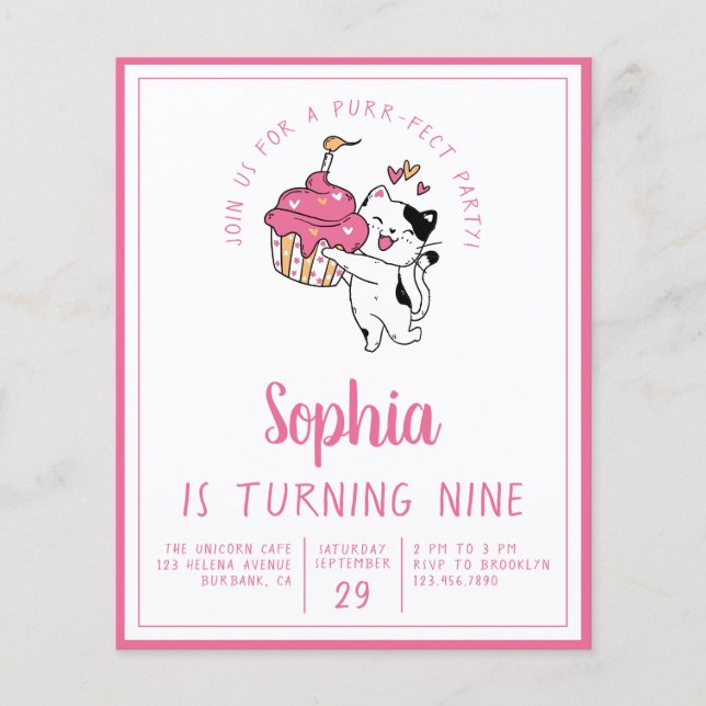 Einladung von Kid zur Geburtstagspartei Flyer (Vorne)