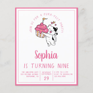 Einladung von Kid zur Geburtstagspartei Flyer