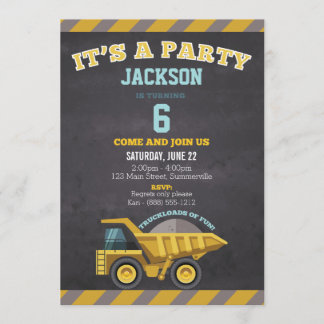 Einladung von Kindern zum Geburtstag (Bau)