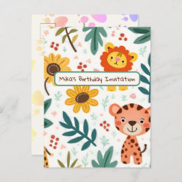 Einladung von Kindern zum Geburtstag im Jungle Sty