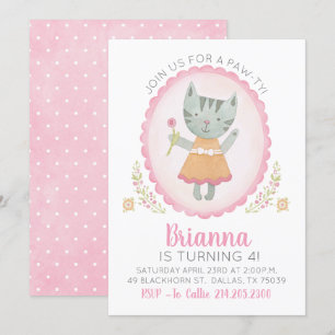 Einladung von Kitty Birthday Party