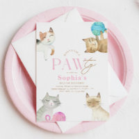 Einladung von Kitty Paw-ty