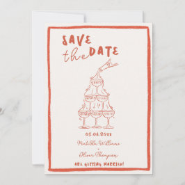 Einladung von Kupfer Save the Date