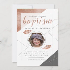 EINLADUNG VON LDS BAPTISM | Boho Feather Collectio