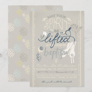 EINLADUNG VON LDS BAPTISM   Boy Bunny Collection