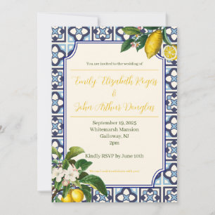 Einladung von Lemon zur Hochzeit