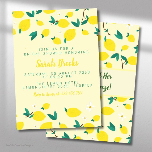 Einladung von Lemons Bridal Dusche (Von Creator hochgeladen)