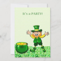 Einladung von Leprechaun St. Patrick