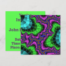 Einladung von Lila Geber mit kundenspezifischer Gr