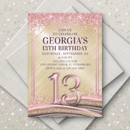 Einladung von Mädchen zum 13. Geburtstag