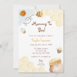 Einladung von Mami zu Bee Baby Shower