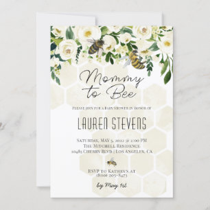 Einladung von Mami zu Bee Baby Shower