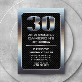 Einladung von Männern zum 30. Geburtstag