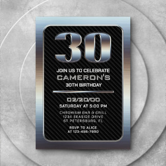 Einladung von Männern zum 30. Geburtstag