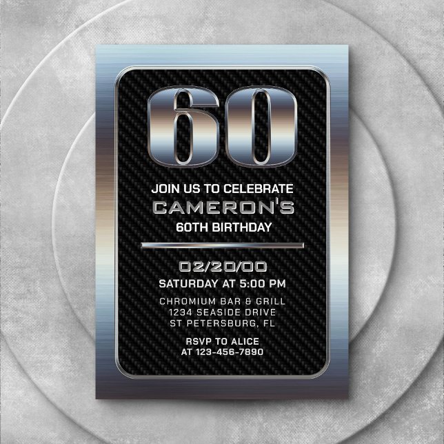 Einladung von Männern zum 60. Geburtstag (Von Creator hochgeladen)