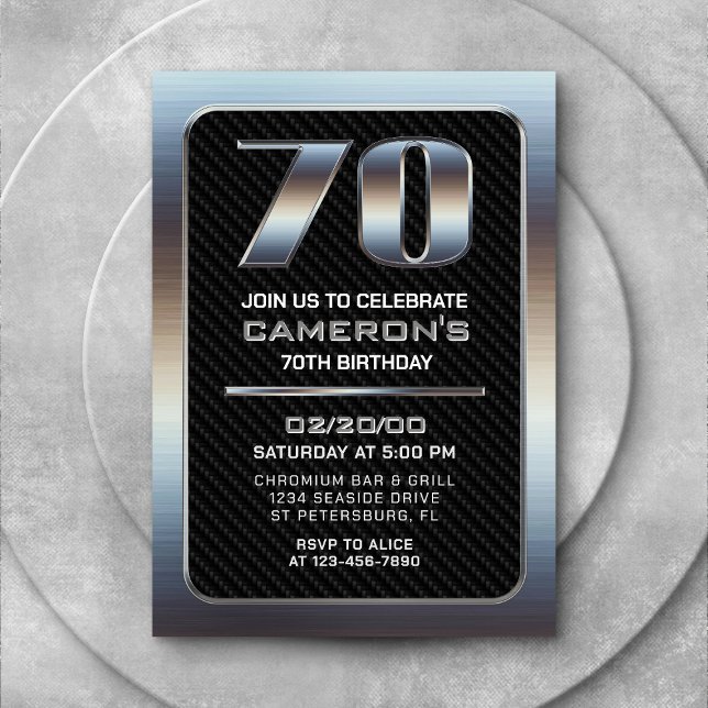 Einladung von Männern zum 70. Geburtstag (Von Creator hochgeladen)