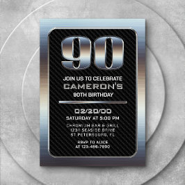 Einladung von Männern zum 90. Geburtstag