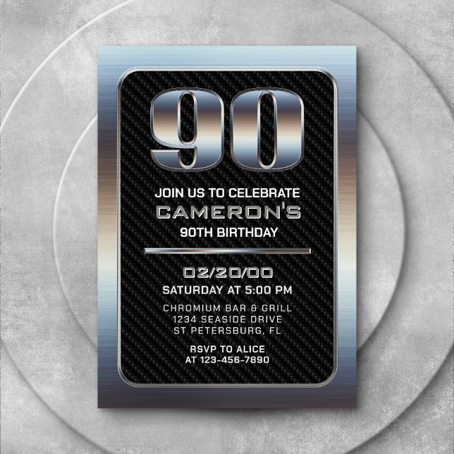 Einladung von Männern zum 90. Geburtstag (Von Creator hochgeladen)