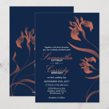 Einladung von Marine und Coral Iris zur Hochzeit