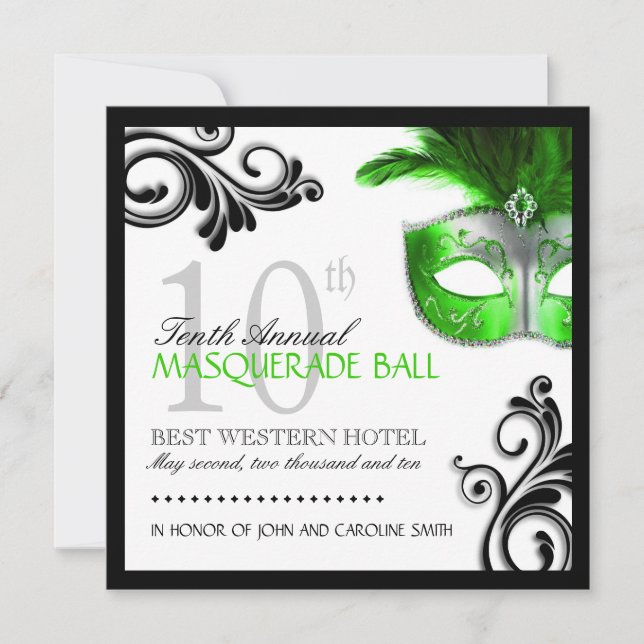 Einladung von Masquerade (Vorderseite)