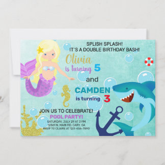 Einladung von Meerjungfrauen und Haifischern