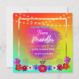 Einladung von Mendhi